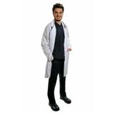 Erkek Doktor Klasik Yaka Vizit Önlüğü Alpaka Kumaş