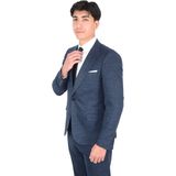 Erkek Dokulu Takım Elbise - Lacivert - 48