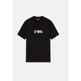 Erkek Dokuma Bisiklet Yaka Kısa Kollu Günlük Siyah T-Shirt EM005233 AF13715-UC001