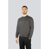 Erkek Dokuma Kumaş Regular Fit Yuvarlak Yaka Uzun Kollu Siyah1 Sweatshirt EM001126 AF10013-U8168