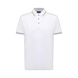 Erkek Dokuma Polo Yaka Kısa Kol Günlük Beyaz Polo Yaka T-Shirt 24411320-010