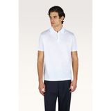 Erkek Düğme Kapama Kısa Kol%100 Pamuk Beyaz-Altın Polo Yaka T-Shirt 26411224A-10E