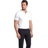 Erkek Düğme Kapama Kısa Kol%100 Pamuk Beyaz Polo Yaka T-Shirt 26411273A-010