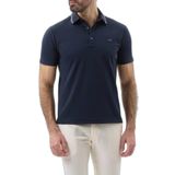 Erkek Düğme Kapama Kısa Kol%100 Pamuk Mavi Polo Yaka T-Shirt 26411220-013