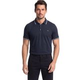 Erkek Düğme Kapama Kısa Kol%100 Pamuk Mavi Polo Yaka T-Shirt 26411256SMA-013