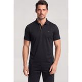 Erkek Düğme Kapama Kısa Kol%100 Pamuk Siyah-Altın Polo Yaka T-Shirt 26411224A-11G