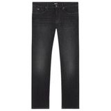 Erkek Düğme Kapama Normal Bel Cep Detay Denim Kumaş Siyah Jeans 50544931-038