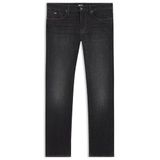 Erkek Düğme Kapama Normal Bel Cep Detay Denim Kumaş Siyah Jeans 50544931-038