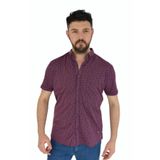 Erkek Dügmeli Polo Yaka Tişört R43700 BGL-ST02775 MÜRDÜM M
