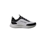 Erkek Düşük Bilekli Ortopedik Tabanlı CK Logo Detaylı Siyah-Beyaz Sneaker HM0HM02342-0GM
