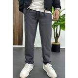 Erkek Düz Jogger Pantolon Antrasit Edw451