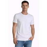 Erkek Elastanlı Beyaz T-Shirt 954