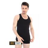 Erkek Elastanlı Siyah Atlet 0917 6'lı Ekonomik Paket
