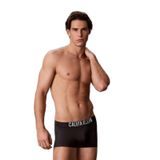 Erkek Elastik Bel Bantlı Esnek Dokuma Kumaşlı Siyah Boxer LV00NB4529-UB1