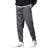 Erkek Eşofman İçi Polarlı Bağcıklı Bel Jogger Spor fitness Eşofman Altı SPOR-ESF001 Lacivert L