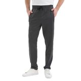 Erkek Fermuar Cepli Beli Lastikli Dalgıç Kumaş Düz Paça Rahat Pamuklu Jogger Eşofman Altı (Antrasit, 3XL)
