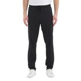 Erkek Fermuar Cepli Beli Lastikli Dalgıç Kumaş Düz Paça Rahat Pamuklu Jogger Eşofman Altı (Siyah, 3XL)