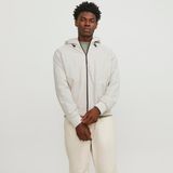 Erkek Fermuar Kapamali Bomber Ceket- Track - S - 0-Krem