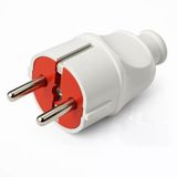 Erkek Fiş 16 Amper 250V Beyaz Elektrik Prizi Fişi Topraklı Dayanıklı Elektrik Tesisat Fişi Ev Ofis Sanayi Kullanımı