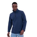 Erkek Fit Dik Yaka Yarım Fermuarlı Sweatshirt Polar