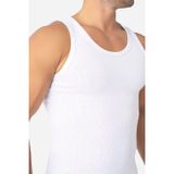 Erkek Fitilli Atlet Pamuklu Likralı Kaşkorse Halter Yaka Slim Fit Atlet