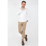 Erkek Fleto Cep Gabardin Pantolon Bej