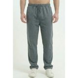 Erkek Füme Baggy Bol Paça Oversize Relaxed 4 Mevsim Eşofman Altı Bol Paça 2 Iplik Tam Kalıp - XL