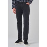 Erkek Füme Denim 5 Cep Slim Fit Jean Kot Pantolon