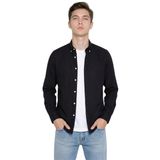 Erkek Gabardin Gömlek%100 Pamuk (SİYAH, XL)