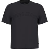 Erkek Gj Slim Fit Kabartma Logolu T-Shirt - Siyah