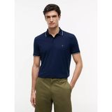Erkek Göğüste Tommy Hilfiger Bayrak Işlemesi Lacivert T-Shirt MW0MW37310-DCC