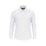 Erkek Gömlek - Slim Fit Klasik Model - Uzun Kollu Şık Ofis ve Günlük Kombin (Beyaz, Medium)