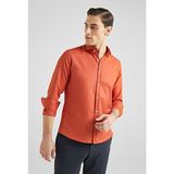 Erkek Gömlek Slim Fit Turuncu Renk 6EF02ORT00288 - 2XL