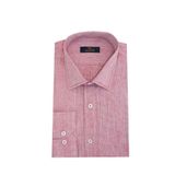 Erkek Gömlek Uzun Kol Silim Fit Keten BGL-ST01456 BORDO S
