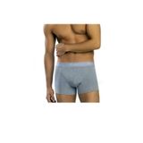 Erkek Gri Elastan Boxer 3'lü 0114
