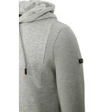 Erkek Gri Örme Desenli Slim Fit Kapüşon'lu SweatShirt NCS JEANS 1612 GRİ M
