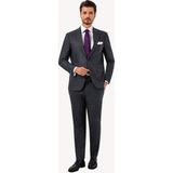 Erkek Gri Slim Fit Mono Yaka Takım Elbise - 50 / 6 - 6 Drop