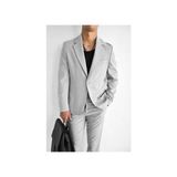 Erkek Gri Slim Fit Takım Elbise