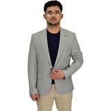Erkek Gri Tek Spor Ceket Çift Yırtmaçlı BGL-ST04465 - 58