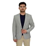 Erkek Gri Tek Spor Ceket Çift Yırtmaçlı BGL-ST04465 GRİ 48