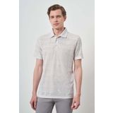Erkek Gri Trend Dinamik Fit Polo Yaka T-Shirt