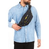 Erkek Gri USB Kulaklık Çıkışlı Crossbody Çapraz Göğüs Omuz ve Bel Çantası NEW328