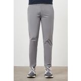 Erkek Gri Yazlık Pamuk Yan Cep Dynamic Fit Chino Pantolon