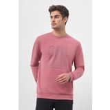 Erkek Gül Trend Bisiklet Yaka Sweat-Shirt