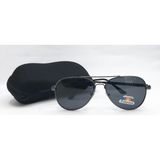 Erkek Güneş Gözlüğü 3025 Polarize Lens Füme Cam Metalik Çerçeve Hafif Tasarım