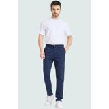 Erkek Günlük Kullanım İçin Straight Kalıp Chino Pantolon Esnek Gabardin Kumaş Modern Tasarım