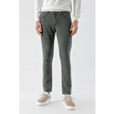Erkek Haki Mevsimlik Pamuk 5 Cep Slim Fit Jean Pantolon