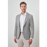 Erkek Haki Örme Slim Fit Mono Yaka Ceket
