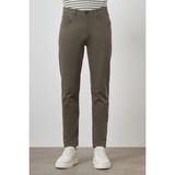 Erkek Haki Pamuk 5 Cep Slim Fit Jean Kot Pantolon - 36