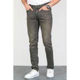 Erkek Haki Slim Fit Dar Kesim Esnek Likralı Denim Jeans Kot Pantolon HLTHE001920 - Yeşil - 31 / 32